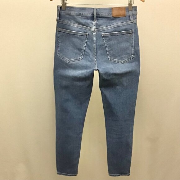 Madewell 28 (6) Mid Rise 9” Skinny Crop Button Fly Women’s Jeans Stretch - Picture 4 of 10